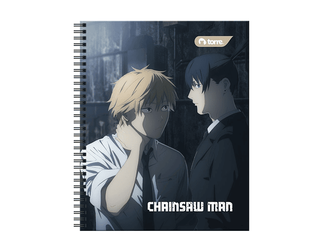 CUADERNO UNIVERSITARIO 100 HOJAS 7MM CHAINSAW MAN