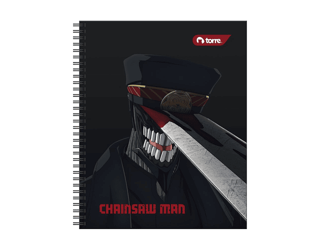 CUADERNO UNIVERSITARIO 100 HOJAS 7MM CHAINSAW MAN