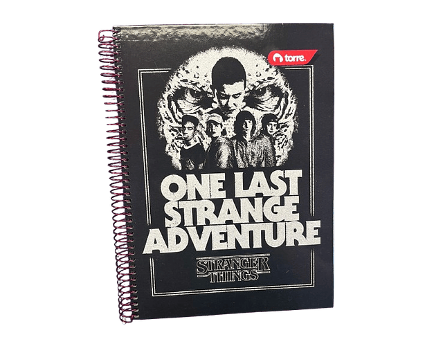 CUADERNO TOP 150 HOJAS 7MM STRANGER THINGS