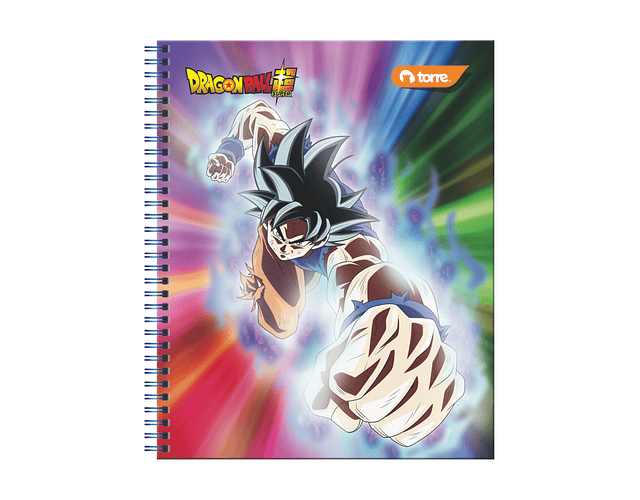 CUADERNO UNIVERSITARIO 100 HOJAS 7MM DRAGON BALL SUPER