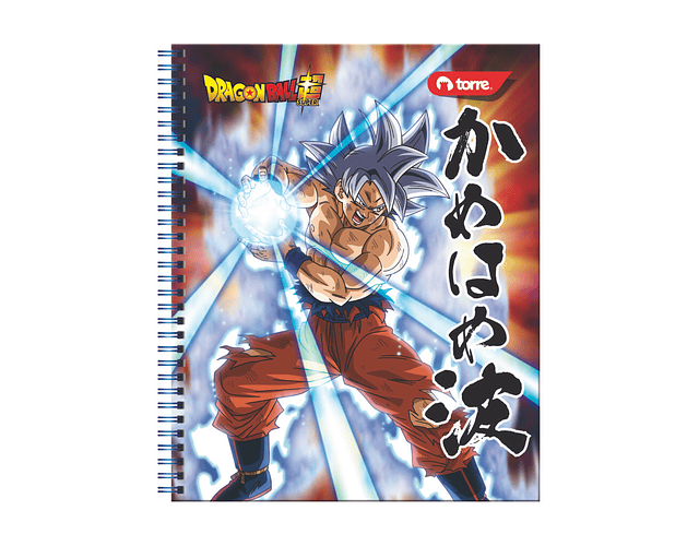 CUADERNO UNIVERSITARIO 100 HOJAS 7MM DRAGON BALL SUPER