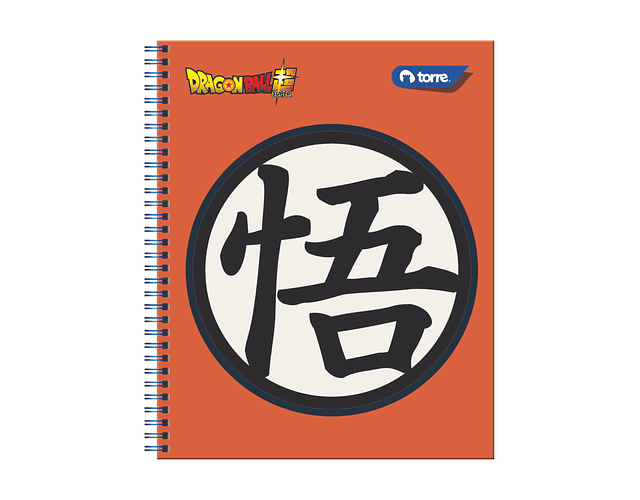 CUADERNO UNIVERSITARIO 100 HOJAS 7MM DRAGON BALL SUPER