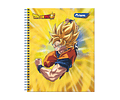 CUADERNO UNIVERSITARIO 100 HOJAS 7MM DRAGON BALL SUPER