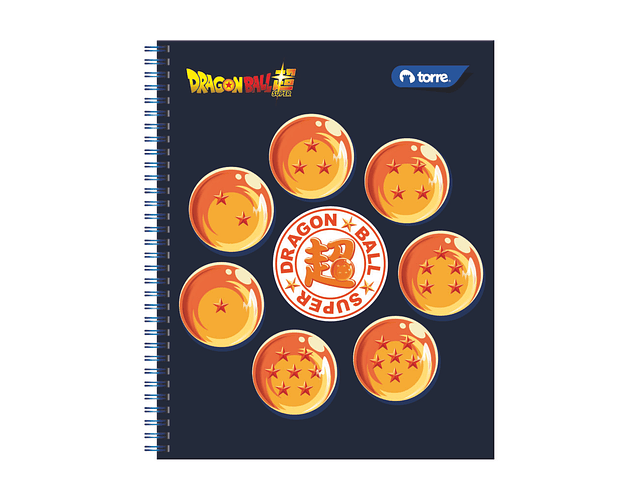 CUADERNO UNIVERSITARIO 100 HOJAS 7MM DRAGON BALL SUPER