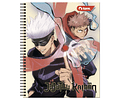 CUADERNO UNIVERSITARIO 100 HOJAS 7MM JUJUTSU KAISEN