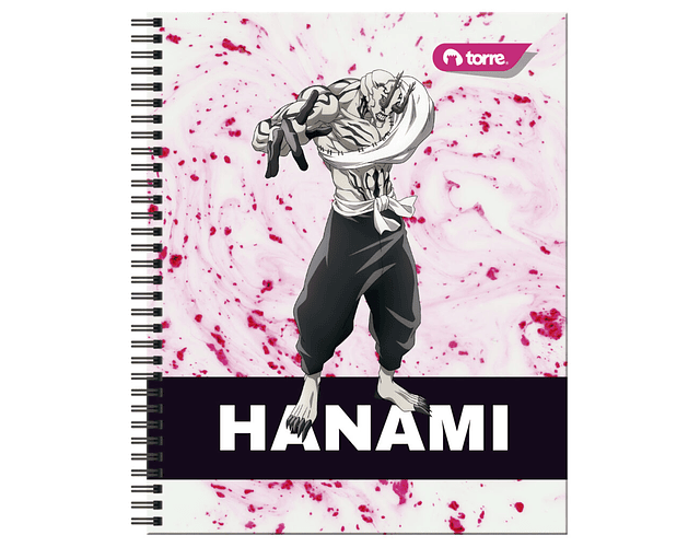 CUADERNO UNIVERSITARIO 100 HOJAS 7MM JUJUTSU KAISEN