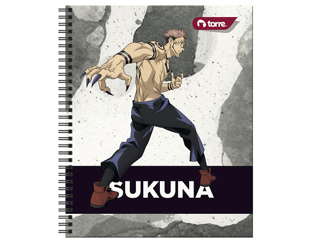 CUADERNO UNIVERSITARIO 100 HOJAS 7MM JUJUTSU KAISEN