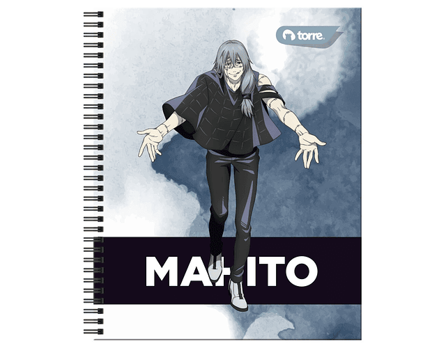CUADERNO UNIVERSITARIO 100 HOJAS 7MM JUJUTSU KAISEN