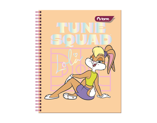 CUADERNO UNIVERSITARIO 100 HOJAS 7MM LOLA BUNNY 