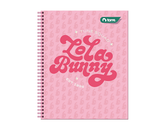 CUADERNO UNIVERSITARIO 100 HOJAS 7MM LOLA BUNNY 