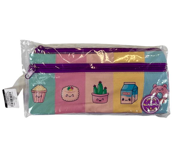 ESTUCHE DOBLE FLAT NIÑA 4 DISEÑOS