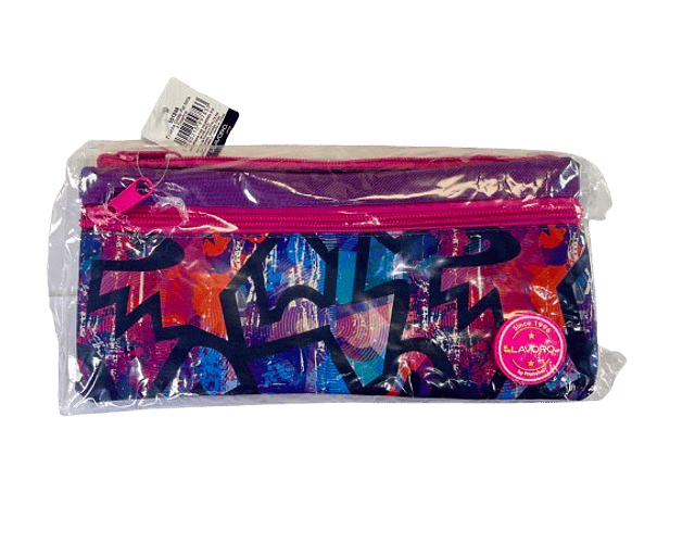 ESTUCHE DOBLE FLAT NIÑA 4 DISEÑOS