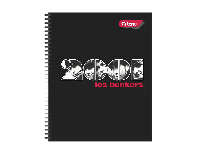 CUADERNO UNIVERSITARIO 100 HOJAS 7MM LOS BUNKERS 