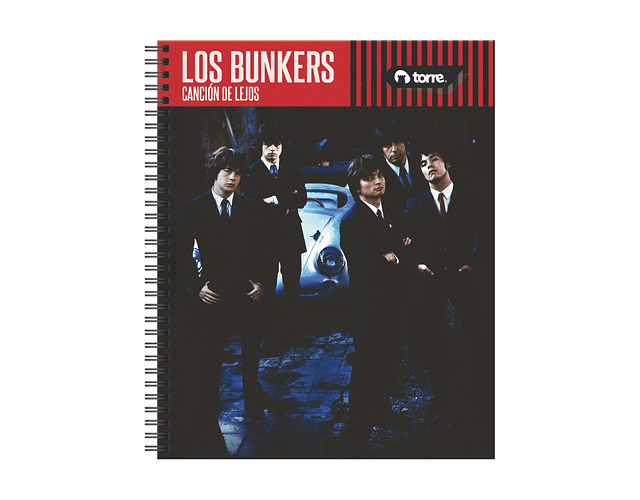 CUADERNO UNIVERSITARIO 100 HOJAS 7MM LOS BUNKERS 