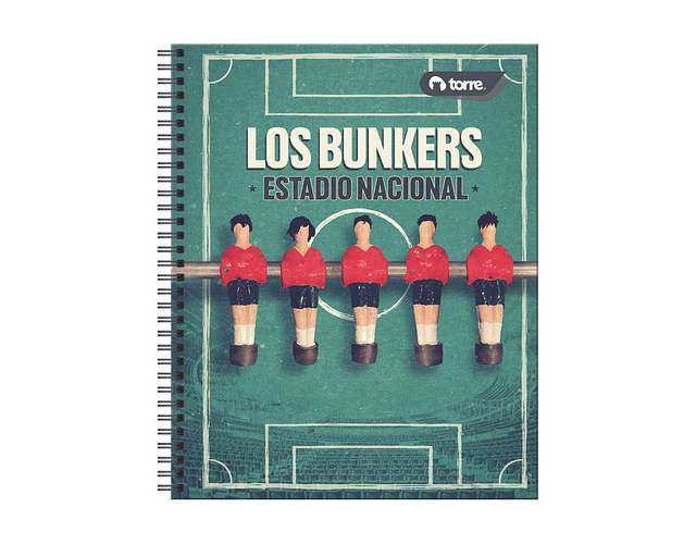 CUADERNO UNIVERSITARIO 100 HOJAS 7MM LOS BUNKERS 