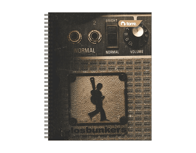 CUADERNO UNIVERSITARIO 100 HOJAS 7MM LOS BUNKERS 