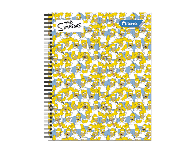 CUADERNO UNIVERSITARIO 100 HOJAS 7MM LOS SIMPSONS 2