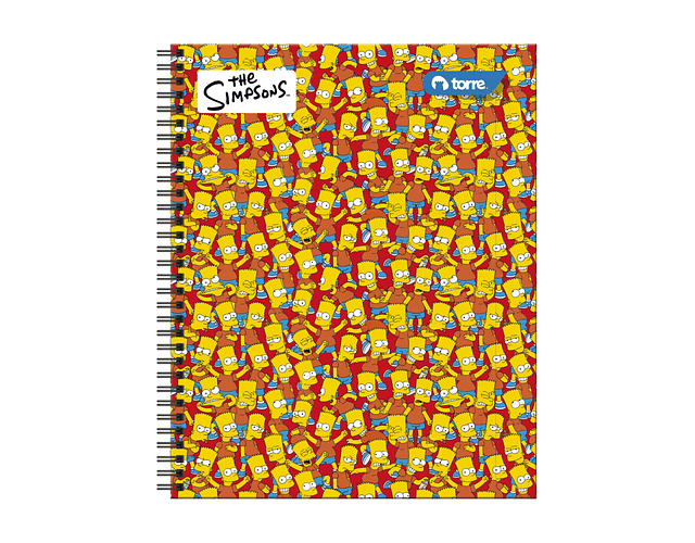 CUADERNO UNIVERSITARIO 100 HOJAS 7MM LOS SIMPSONS 2