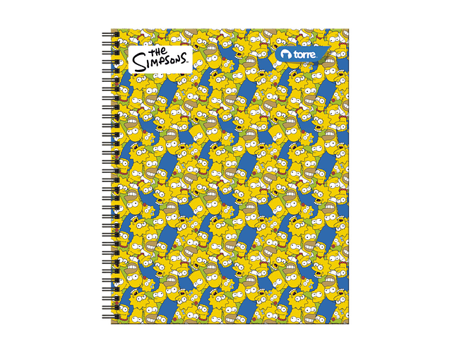 CUADERNO UNIVERSITARIO 100 HOJAS 7MM LOS SIMPSONS 2