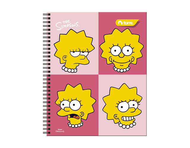 CUADERNO UNIVERSITARIO 100 HOJAS 7MM LOS SIMPSONS 2
