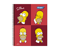 CUADERNO UNIVERSITARIO 100 HOJAS 7MM LOS SIMPSONS 2