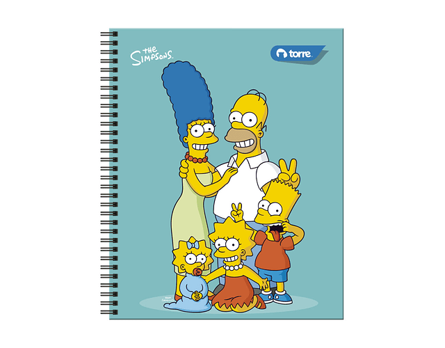 CUADERNO UNIVERSITARIO 100 HOJAS 7MM LOS SIMPSONS 2
