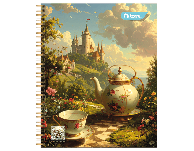 CUADERNO UNIVERSITARIO 100 HOJAS 7MM WONDERLAND
