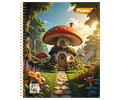 CUADERNO UNIVERSITARIO 100 HOJAS 7MM WONDERLAND