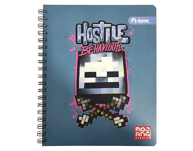 CUADERNO UNIVERSITARIO 7MM 100 HOJAS MINECRAFT