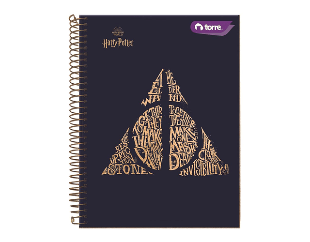 CUADERNO ESPECIAL OFICIO 150 HOJAS 7MM HARRY POTTER 