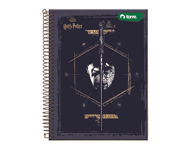 CUADERNO ESPECIAL OFICIO 150 HOJAS 7MM HARRY POTTER 