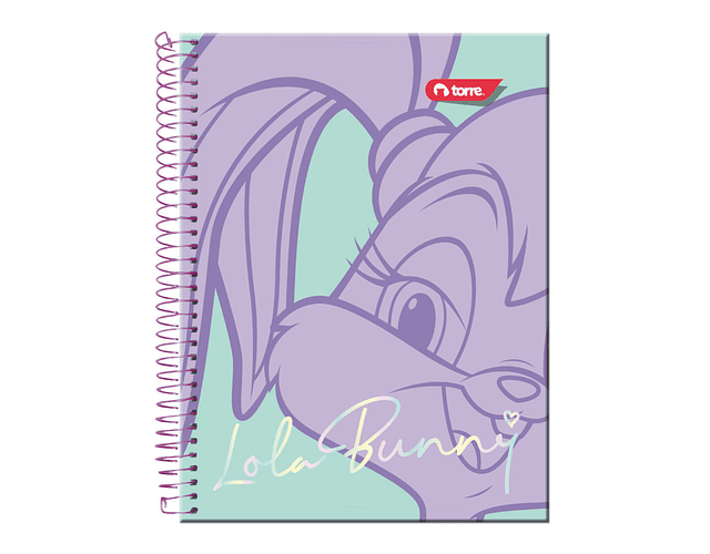 CUADERNO TOP 150 HOJAS 7MM LOLA BUNNY