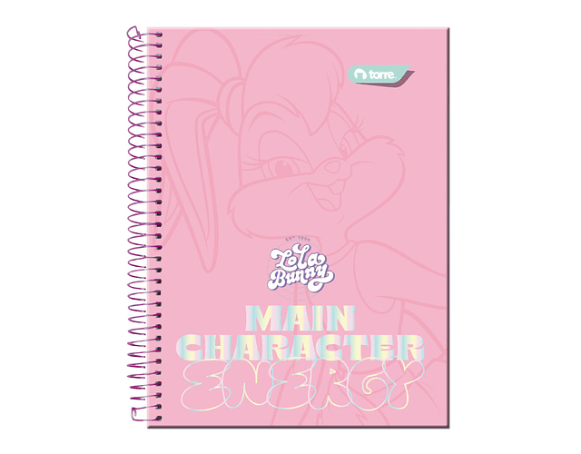 CUADERNO TOP 150 HOJAS 7MM LOLA BUNNY
