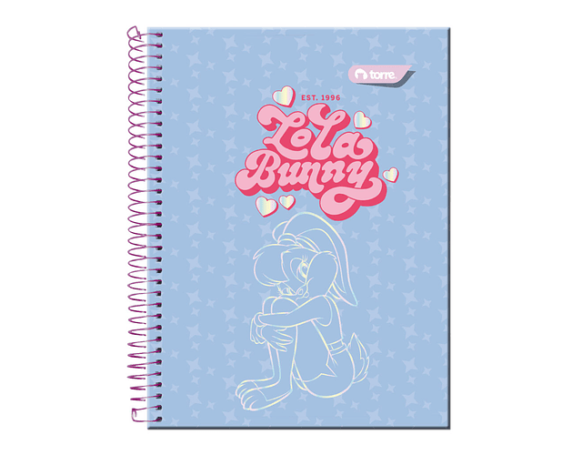 CUADERNO TOP 150 HOJAS 7MM LOLA BUNNY