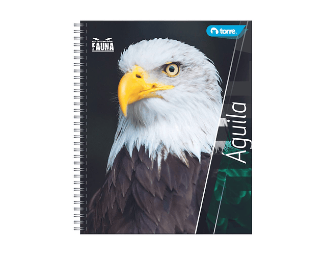 CUADERNO UNIVERSITARIO FAUNA 100 HOJAS MAT 7MM
