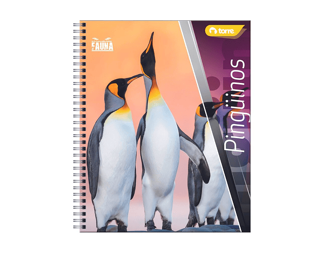 CUADERNO UNIVERSITARIO FAUNA 100 HOJAS MAT 7MM