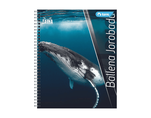 CUADERNO UNIVERSITARIO FAUNA 100 HOJAS MAT 7MM