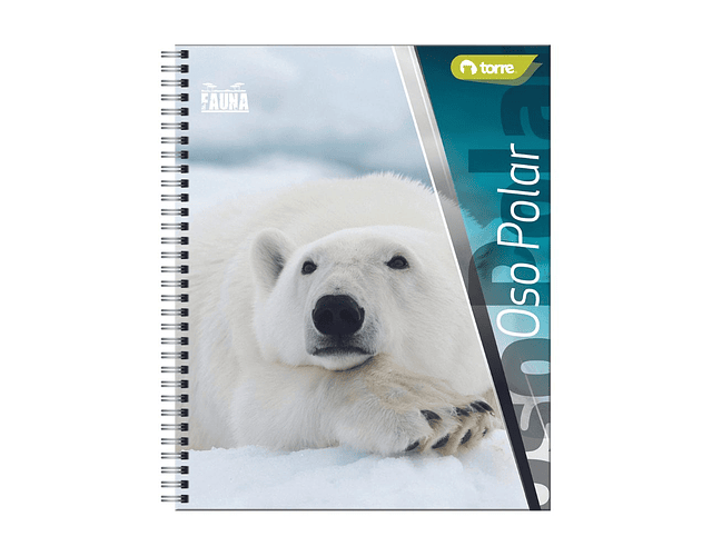 CUADERNO UNIVERSITARIO FAUNA 100 HOJAS MAT 7MM