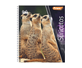 CUADERNO UNIVERSITARIO FAUNA 100 HOJAS MAT 7MM