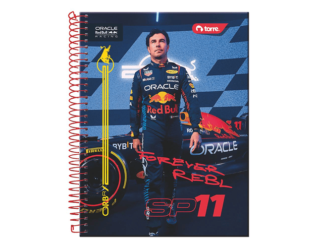 CUADERNO TOP REDBULL RACING 150 HOJAS