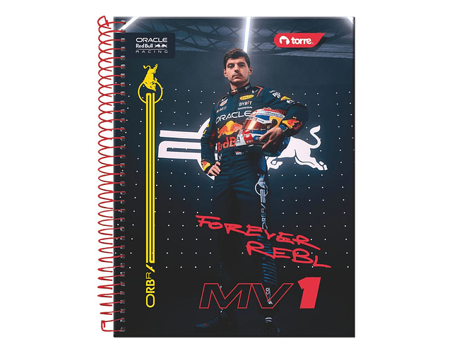 CUADERNO TOP REDBULL RACING 150 HOJAS