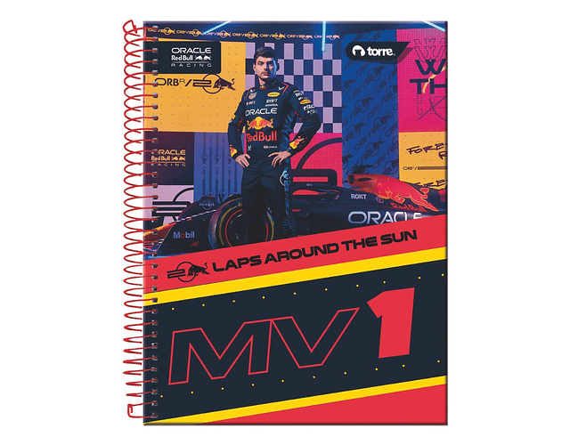 CUADERNO TOP REDBULL RACING 150 HOJAS