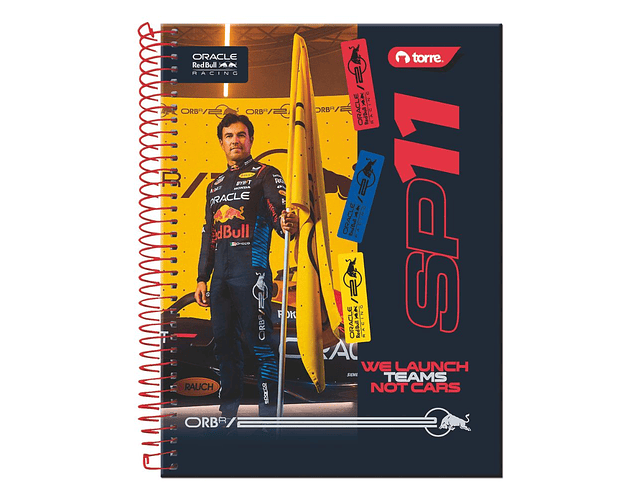CUADERNO TOP REDBULL RACING 150 HOJAS