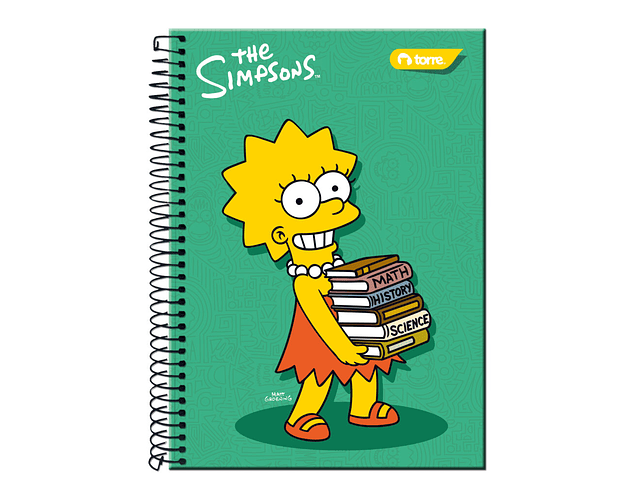 CUADERNO TOP LOS SIMPSONSN 150 HOJAS