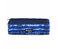 ESTUCHE REDONDO TIE DYE TRIPLE CIERRE