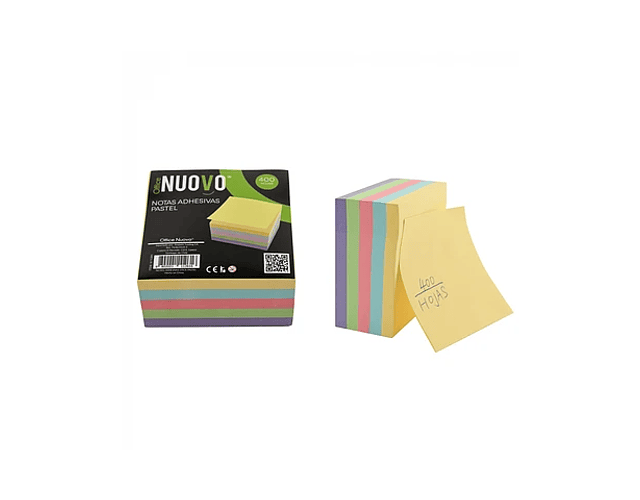 NOTAS ADHESIVAS PASTEL 400 HJS.