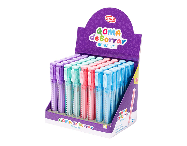 GOMA DE BORRAR LAPIZ RETRACTIL 