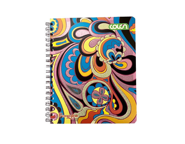 CUADERNO UNIVERSITARIO 100 HJS MAT. 7MM FEMENINO