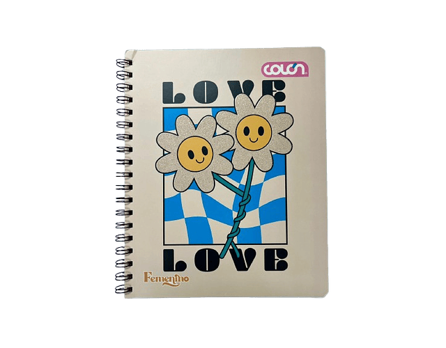 CUADERNO UNIVERSITARIO 100 HJS MAT. 7MM FEMENINO