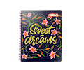CUADERNO UNIVERSITARIO 100 HJS MAT. 7MM FEMINA